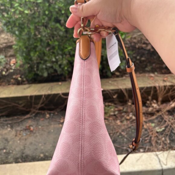 Coach Laurel Shoulder Bag In Powder Pink - Picture 3 of 6